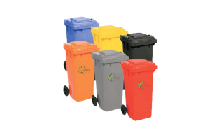Plastik Çöp Konteyneri 120 lt.